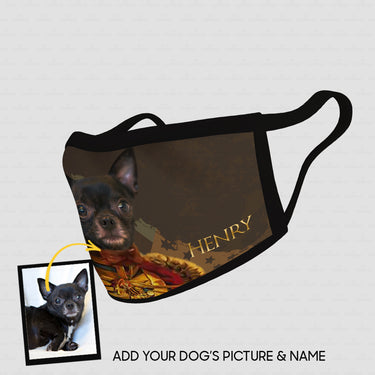 Personalized Dog Gift Idea - Royal Dog's Portrait 27 For Dog Lovers - Cloth Mask
